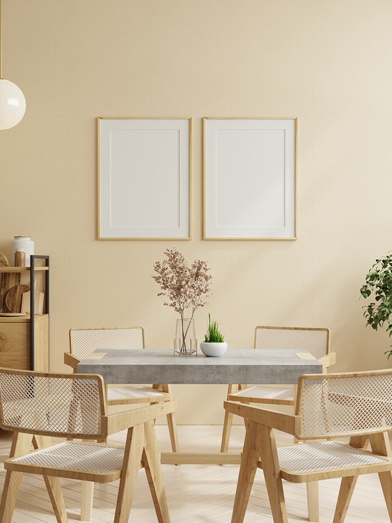 <div style='text-align:center;'>Dining Room Interior</div>